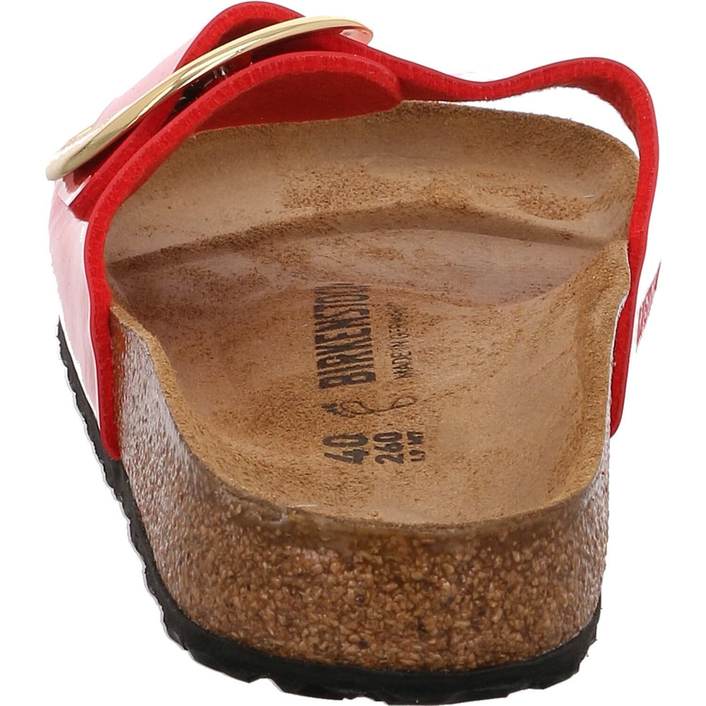 Birkenstock Women's Spring/Summer 21 Slides, Patent Cherry, 4 UK