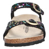 Birkenstock Girl's Sandal, Confetti Black Pop, 30 EU Étroit