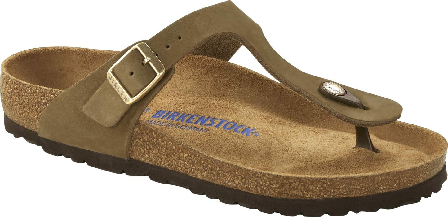 Birkenstock Gizeh, Women's Sandals, Faded Khaki, 4.5 UK