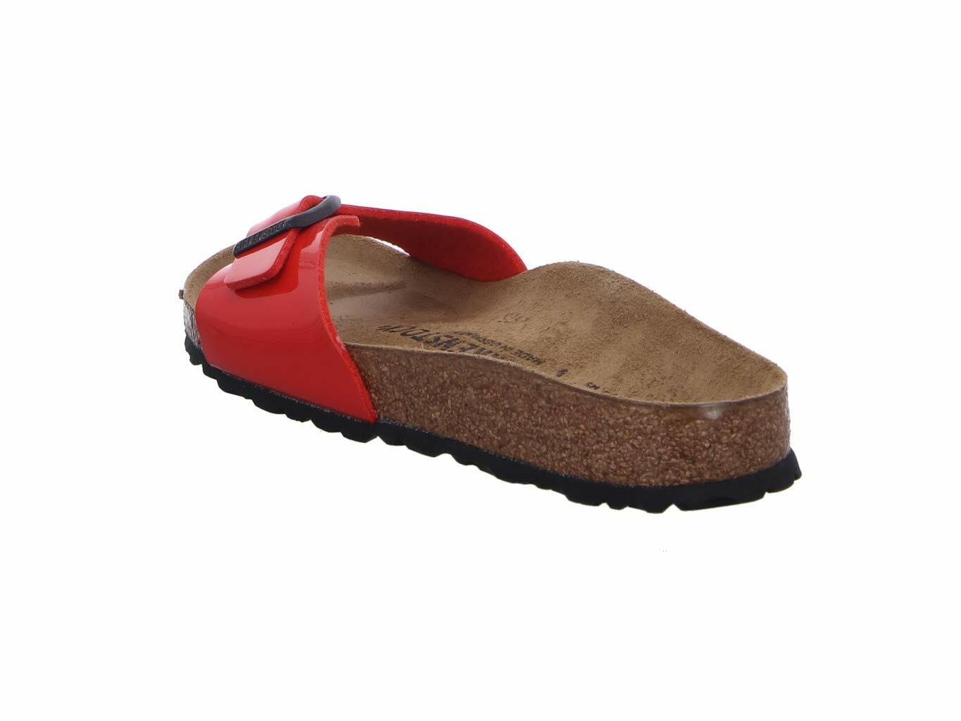 Birkenstock Women's Arizona Eva Flip Flops, Patent Cherry, 7 UK