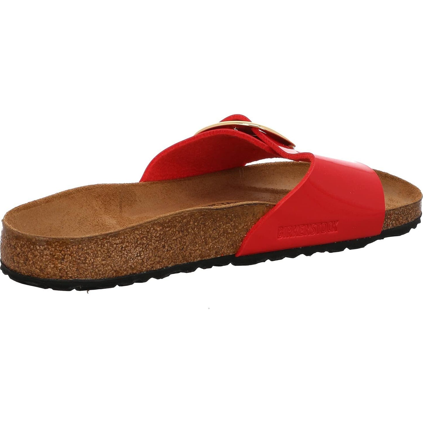 Birkenstock Women's Spring/Summer 21 Slides, Patent Cherry, 4 UK