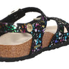 Birkenstock Girl's Sandal, Confetti Black Pop, 30 EU Étroit