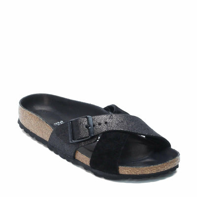 Birkenstock Women's Siena Hex Suede Black 36 N