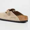 Birkenstock Women's Boston Braid Clogs, Taupe, 8-8.5 Medium US