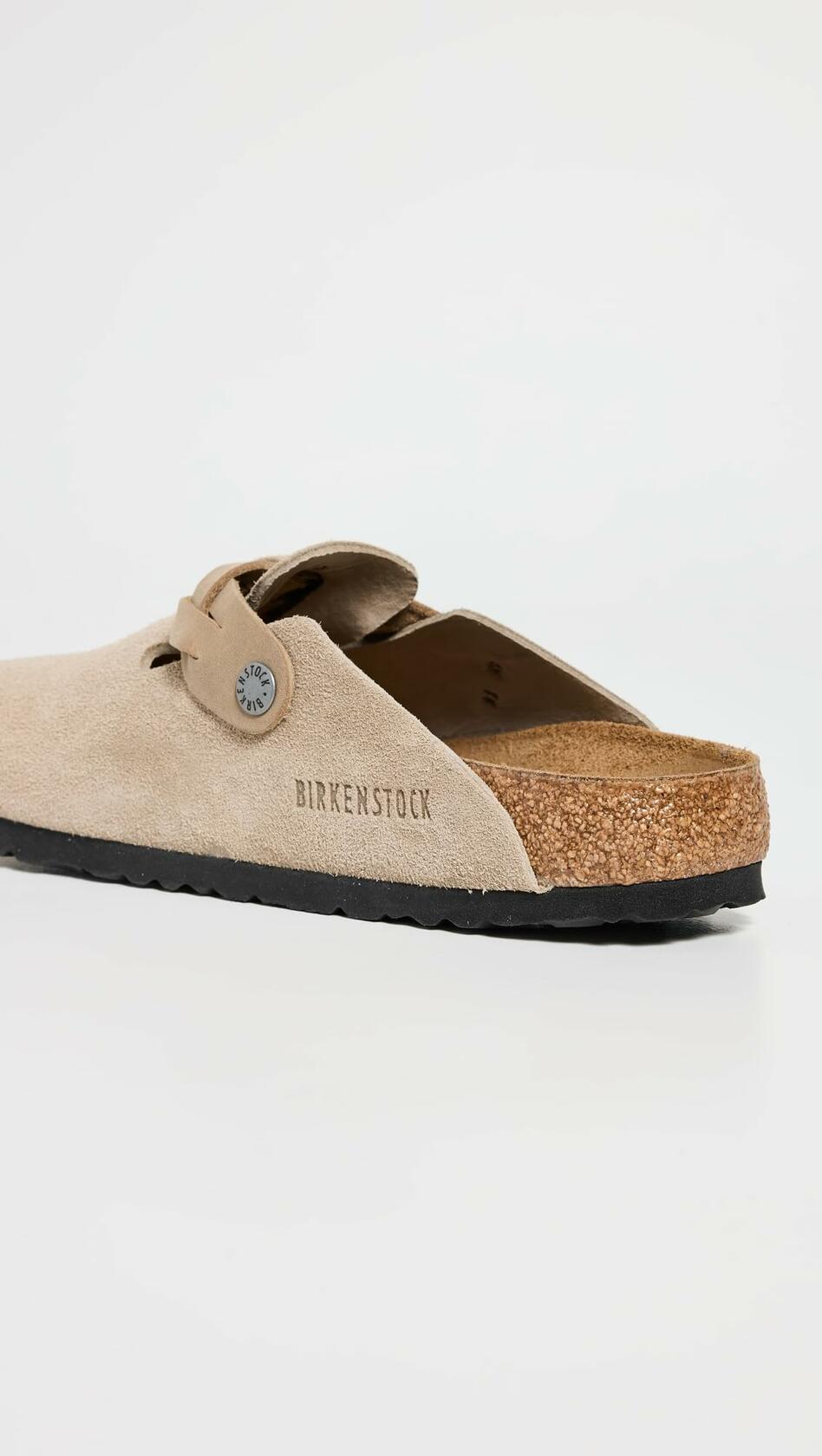 Birkenstock Women's Boston Braid Clogs, Taupe, 8-8.5 Medium US