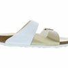 Birkenstock Women's Arizona Split Birko-Flor White/Gold 40 N