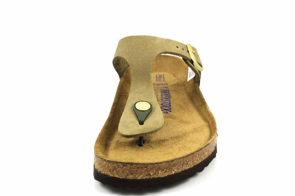 Birkenstock Gizeh, Women's Sandals, Faded Khaki, 4.5 UK