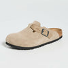Birkenstock Women's Boston Braid Clogs, Taupe, 8-8.5 Medium US