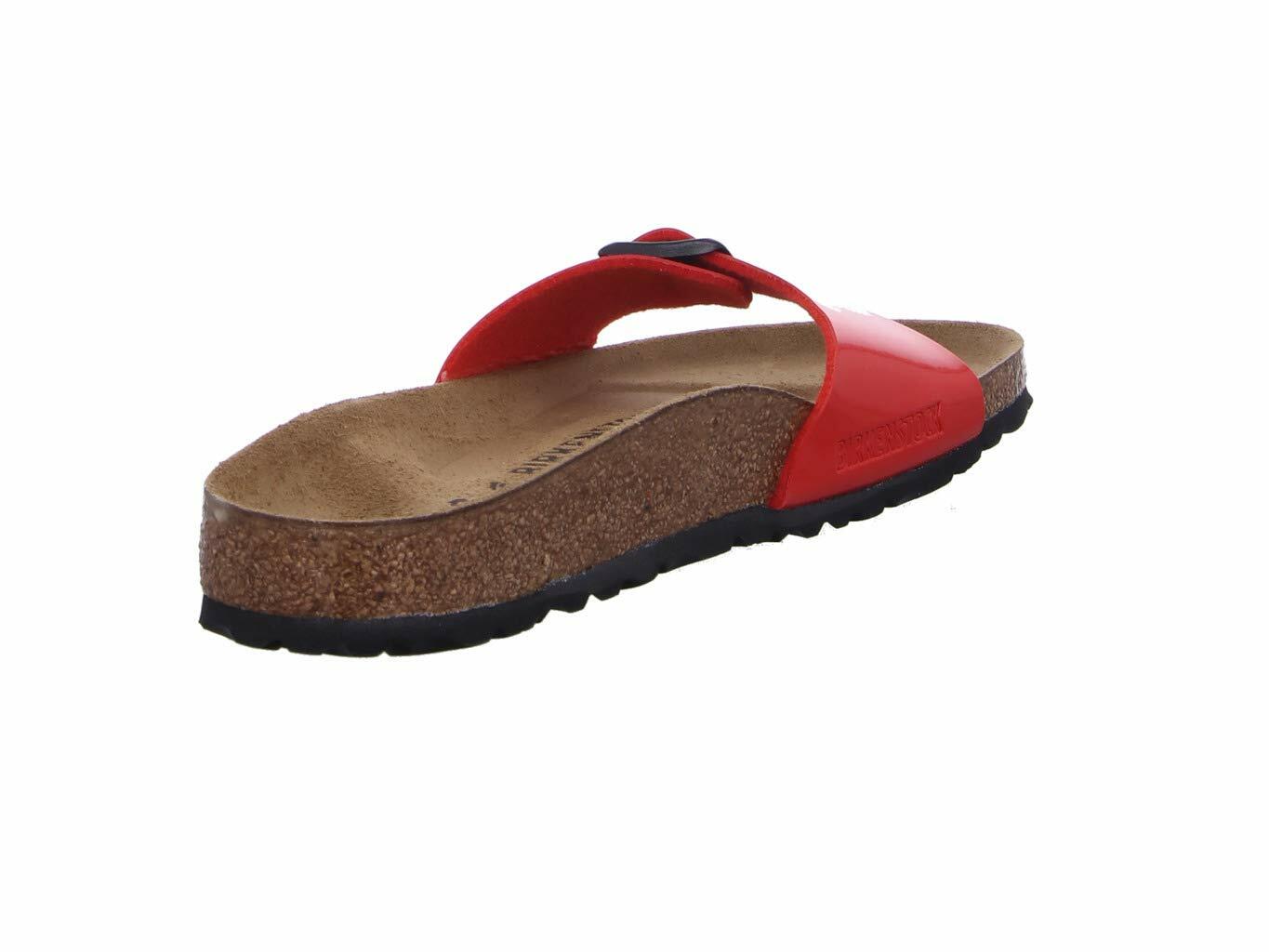 Birkenstock Women's Arizona Eva Flip Flops, Patent Cherry, 7 UK