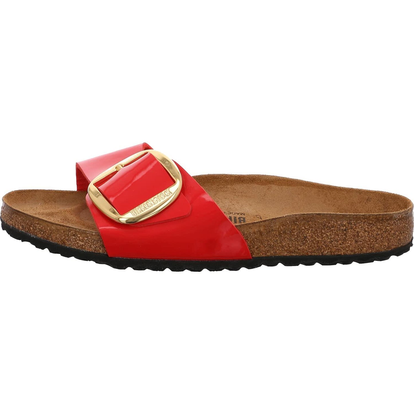 Birkenstock Women's Spring/Summer 21 Slides, Patent Cherry, 4 UK