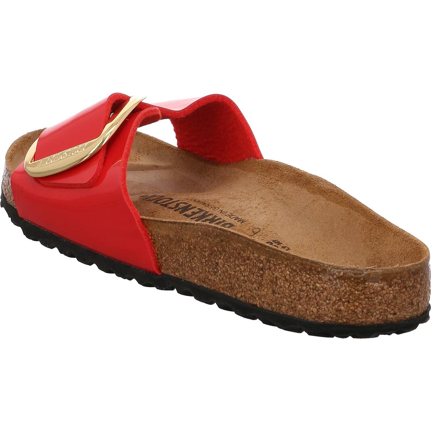 Birkenstock Women's Spring/Summer 21 Slides, Patent Cherry, 4 UK