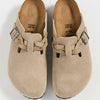 Birkenstock Women's Boston Braid Clogs, Taupe, 8-8.5 Medium US