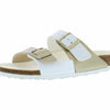 Birkenstock Women's Arizona Split Birko-Flor White/Gold 40 N
