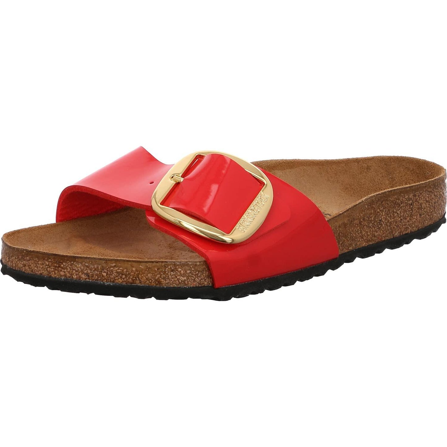 Birkenstock Women's Spring/Summer 21 Slides, Patent Cherry, 4 UK