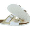Birkenstock Women's Arizona Split Birko-Flor White/Gold 40 N