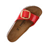 Birkenstock Women's Spring/Summer 21 Slides, Patent Cherry, 4 UK