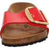Birkenstock Women's Spring/Summer 21 Slides, Patent Cherry, 4 UK