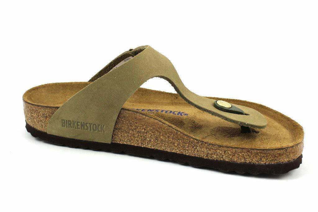 Birkenstock Gizeh, Women's Sandals, Faded Khaki, 4.5 UK