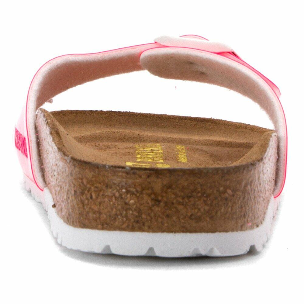 Birkenstock Women's Madrid Neon Pink Patent Birko-Flor 36 N