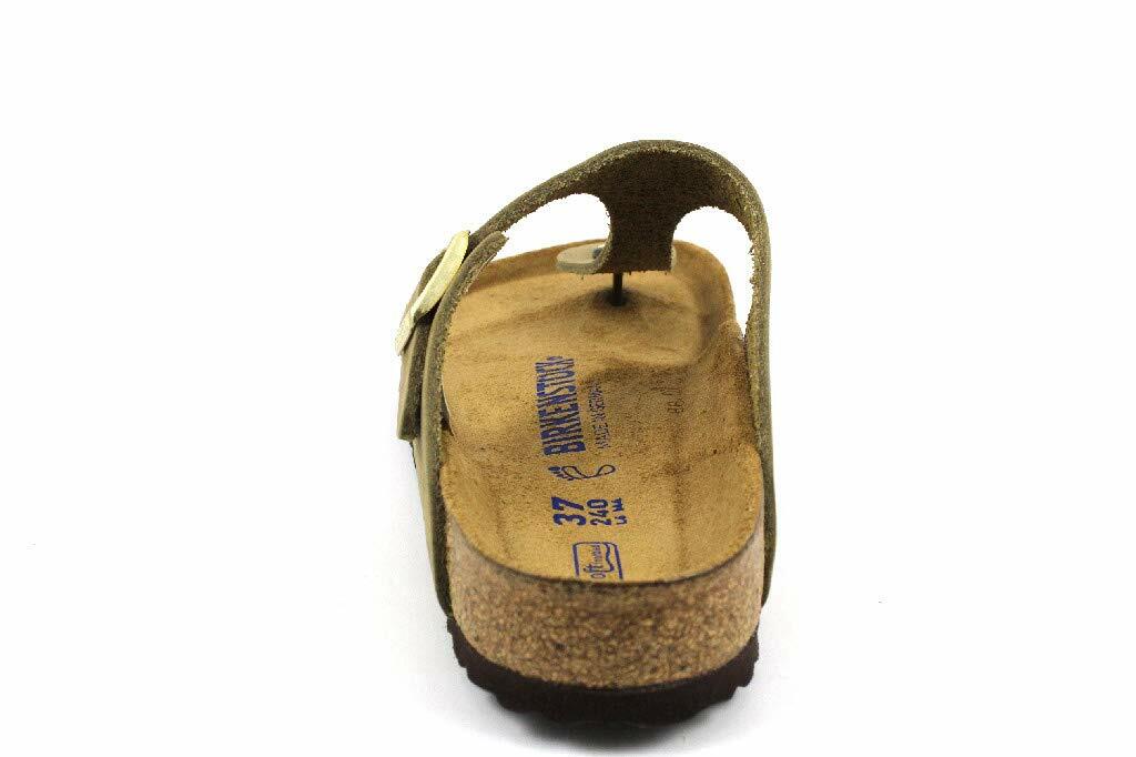 Birkenstock Gizeh, Women's Sandals, Faded Khaki, 4.5 UK