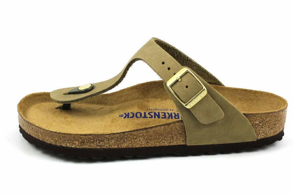 Birkenstock Gizeh, Women's Sandals, Faded Khaki, 4.5 UK