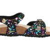 Birkenstock Girl's Sandal, Confetti Black Pop, 30 EU Étroit