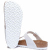 Birkenstock Womens Gizeh Magic Snake White Regular Fit Sandals Size 7