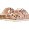 Birkenstock Girl's Arizona (Toddler/Little Kid/Big Kid) Metallic Copper Dots Birko-Flor EU 32 (US 1-1.5 Little Kid) Narrow