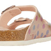Birkenstock Girl's Arizona (Toddler/Little Kid/Big Kid) Metallic Copper Dots Birko-Flor EU 32 (US 1-1.5 Little Kid) Narrow