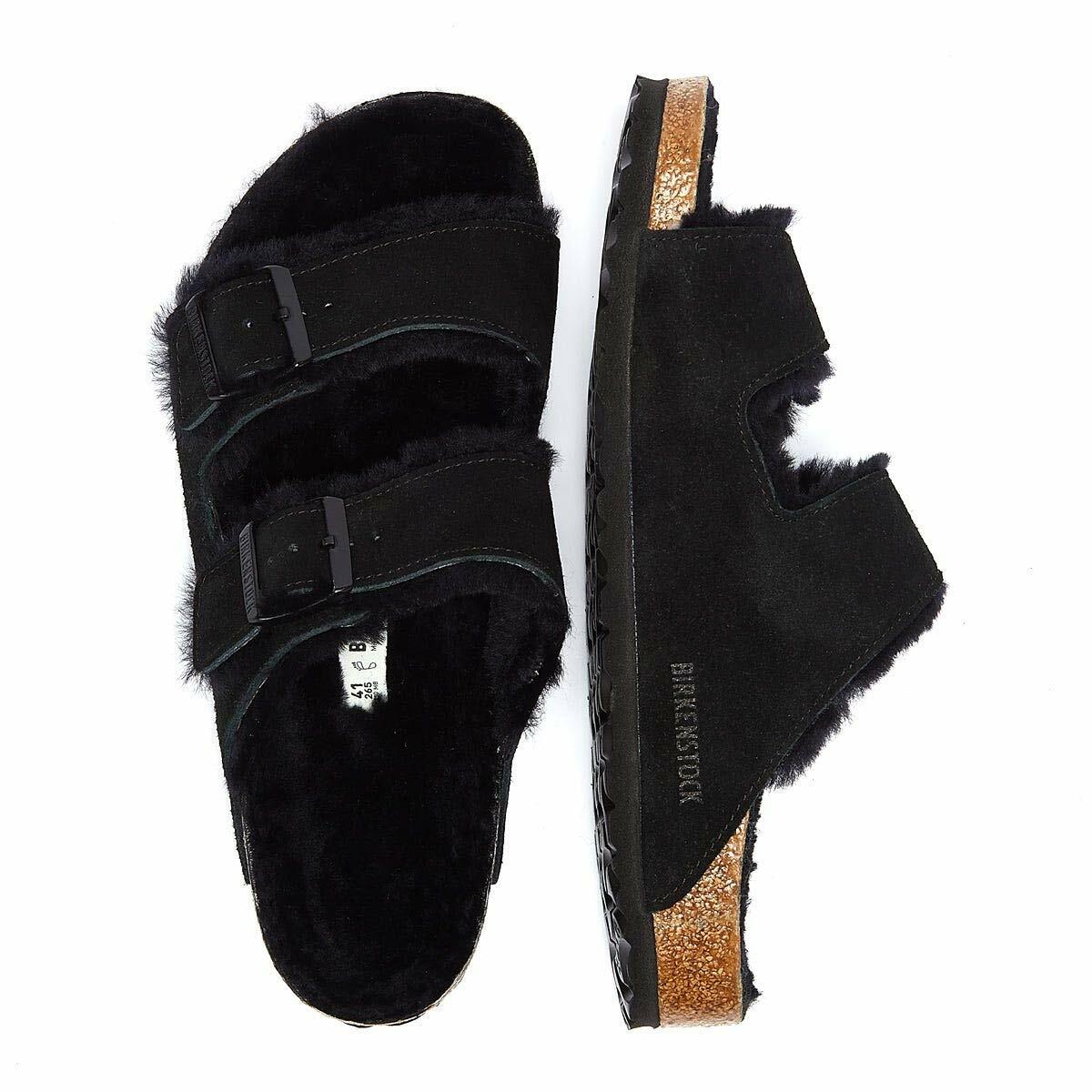 Birkenstock Arizona Shearling Black