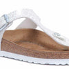Birkenstock Womens Gizeh Magic Snake White Regular Fit Sandals Size 7