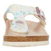 Birkenstock Girl's Gizeh Vegan (Little Kid/Big Kid) Summer Floral Light Rose Birko-Flor EU 30 (US 12-12.5 Little Kid) Narrow