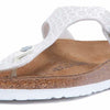 Birkenstock Womens Gizeh Magic Snake White Regular Fit Sandals Size 7