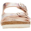 Birkenstock Girl's Arizona (Toddler/Little Kid/Big Kid) Metallic Copper Dots Birko-Flor EU 32 (US 1-1.5 Little Kid) Narrow
