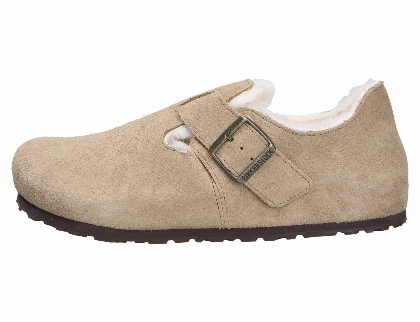 Birkenstock Unisex London Shearling Suede Leather Shearling Tea Shoes 10 W / 8 M US