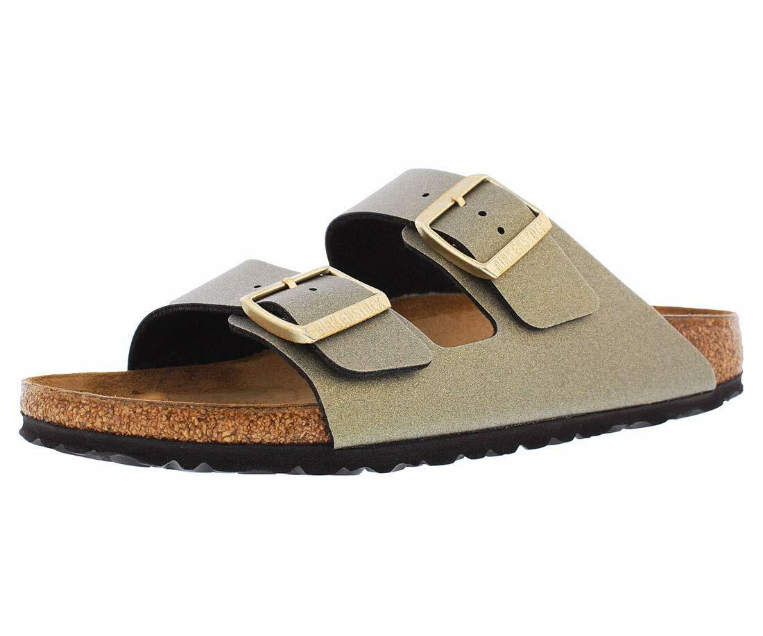 Birkenstock Women's Arizona ICY Metalic Stone Gold 40 N
