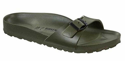Birkenstock Madrid Slide Sandals, Khaki, 39 M EU