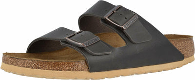 Birkenstock Unisex Arizona Soft Footbed, Antique Anthracite, 10 US Women