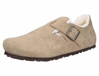 Birkenstock Unisex London Shearling Suede Leather Shearling Tea Shoes 10 W / 8 M US