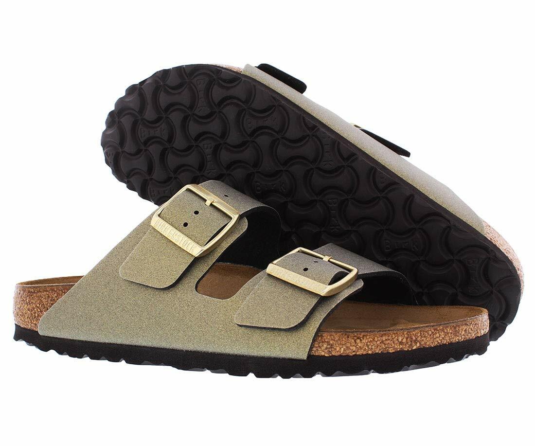 Birkenstock Women's Arizona ICY Metalic Stone Gold 40 N