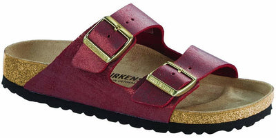 Birkenstock Women's Arizona Wash Metalic Port 36 N