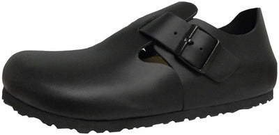 Soft Leather London Footbed - Black by Birkenstock