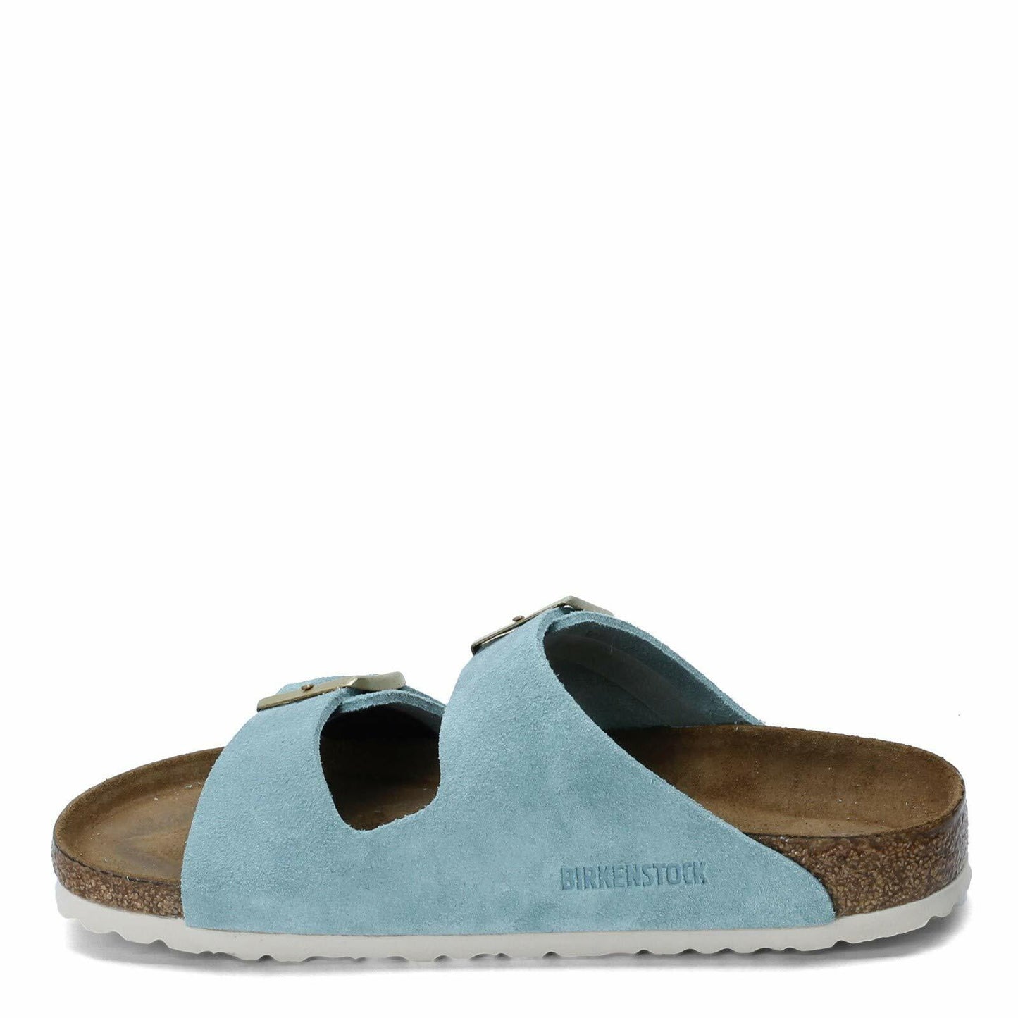 Birkenstock Women's Arizona Soft Footbed Light Blue Suede EU Size: 39 - US Size: 8/8.5 Regular