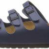 Birkenstock Women's Florida Soft Footbed Birko-Flor Blue Sandals - L6 M4 37,0