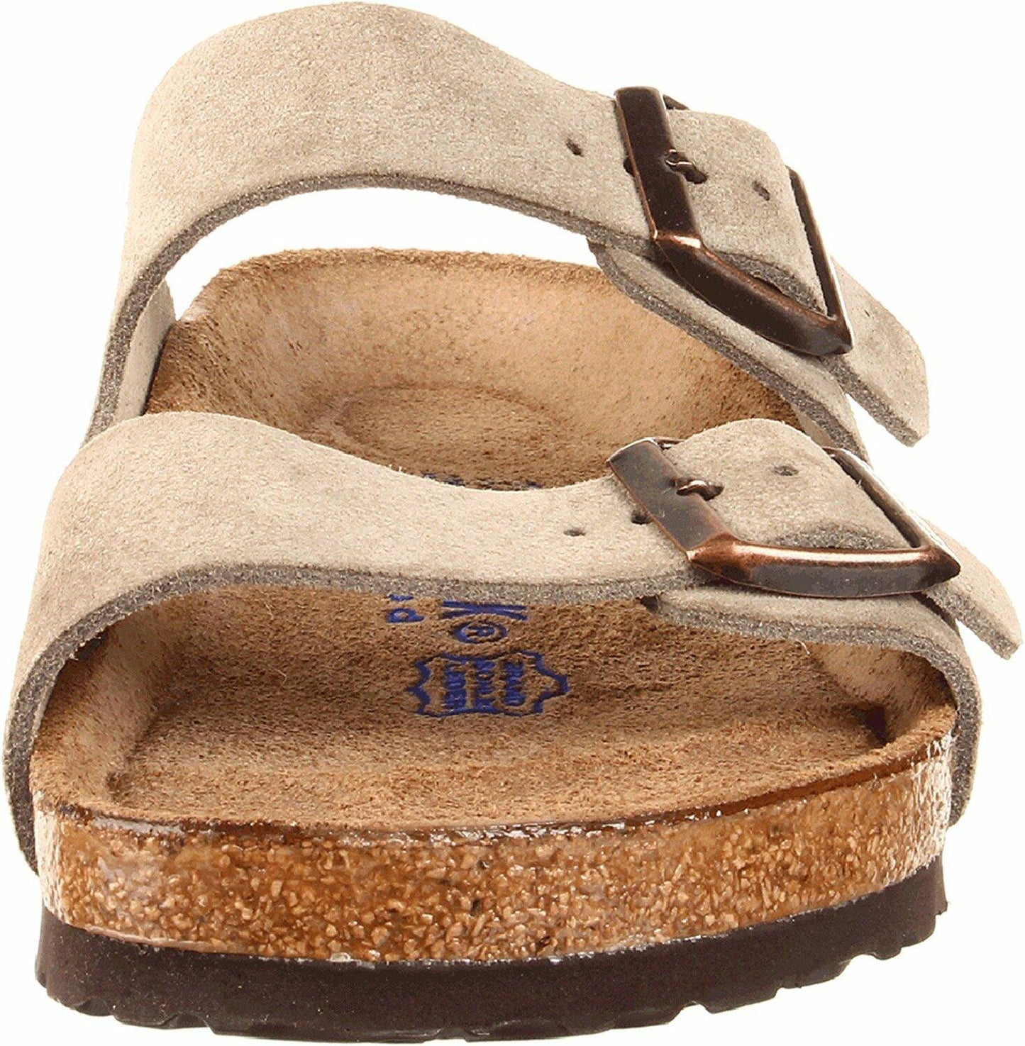 BIRKENSTOCK Arizona Soft Footbed Suede Narrow Sandal - Women's Taupe Suede, 39.0