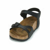 Birkenstock Original Rio Birko Flor Regular Width, Black 37 M EU