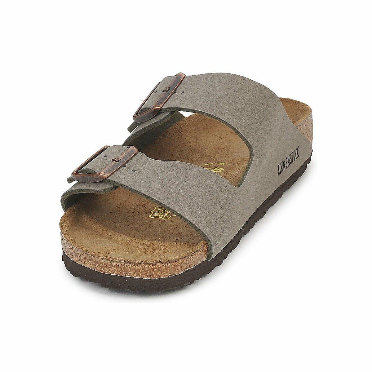 Birkenstock 151213 Arizona stone, Birkibuc Men Stone EU 45