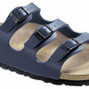 Birkenstock Women's Florida Soft Footbed Birko-Flor Blue Sandals - L6 M4 37,0