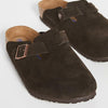 Birkenstock Boston Clog,Mocha Suede,46 N EU
