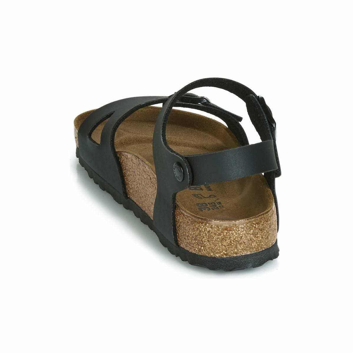 Birkenstock Original Rio Birko Flor Regular Width, Black 37 M EU